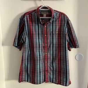 Duluth Trading Company Short Sleeve Plaid Shirt. Large, New without tags.